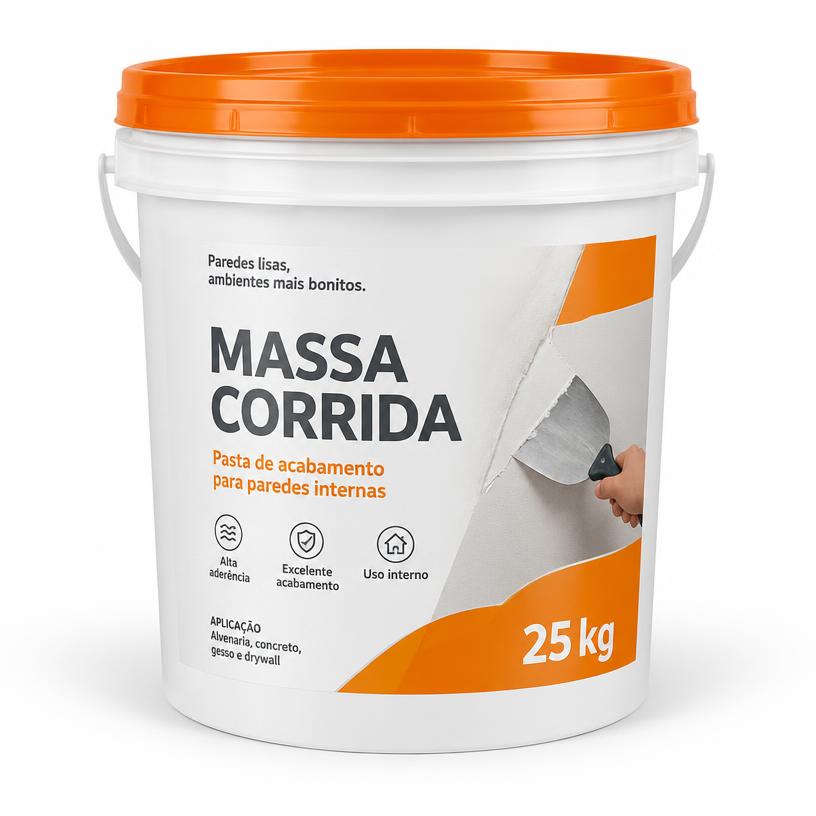 Massa Corrida para Paredes Branca 25kg